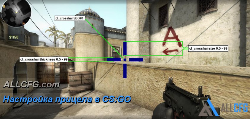 Настройка прицела в CS GO